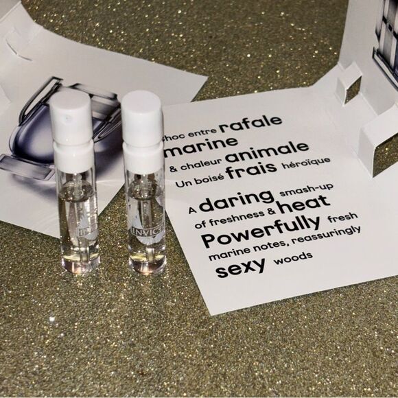 Men’s Paco Rabanne Invictus & Versace Eros Energy Pour Homme Sample Bundle - Picture 2 of 3